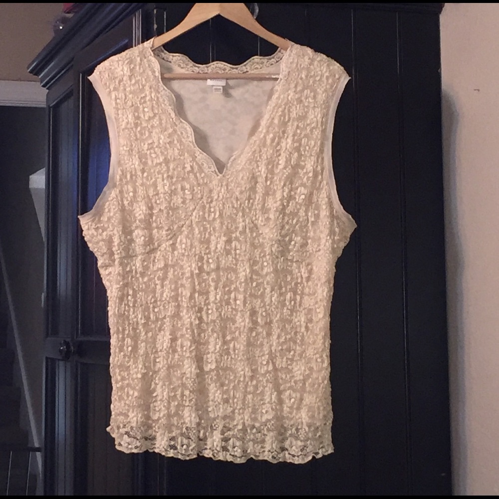 Merona Lace Tank Top Camisole SZ 24